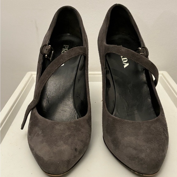 Prada heels, gray, size 38 - Picture 3 of 5